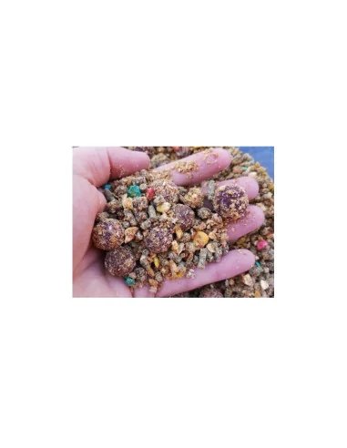 Dudi Bait The Complet Spod Mix 3kg Mister Dudi Mister Red Forest Squid Futter Mix in Kübel 4x World Winner